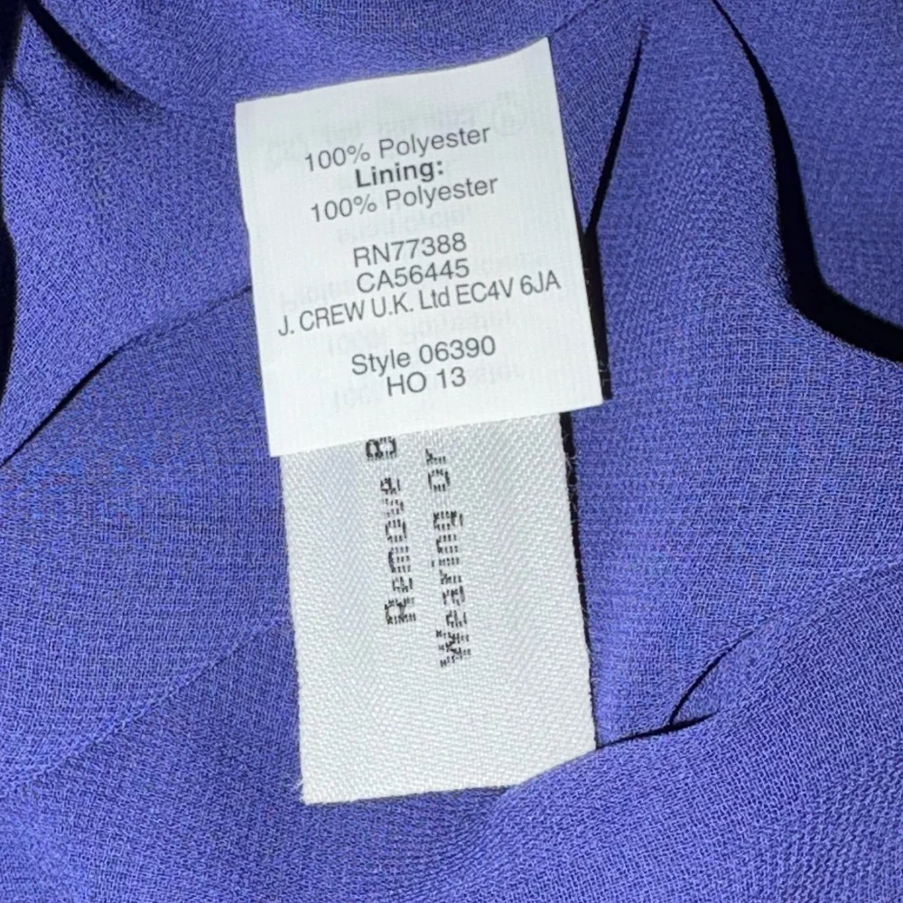 LN RARE J. Crew Collection Byzantine Purple Jeweled Cluster A-Line Skirt - 6